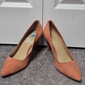 Michael Kors Coral Suede Heels
